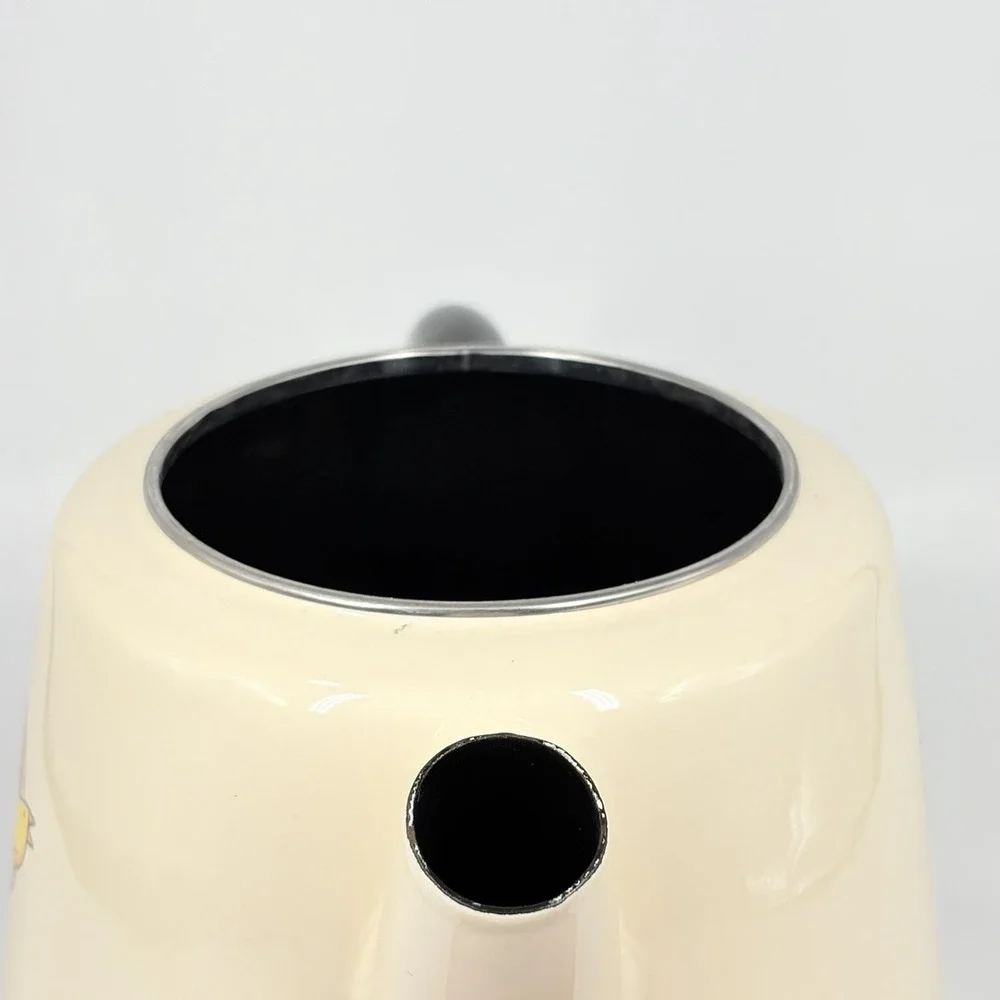 Vintage Via Bird House Tea Kettle Design: Ancona 2 Enamel Whistling Teapot